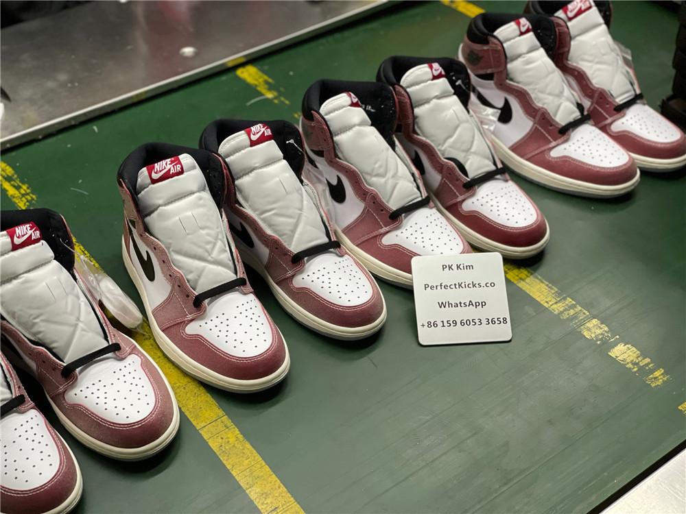 PK God Trophy Room X air Jordan 1 high retro OG Chicago retail materials ready to ship